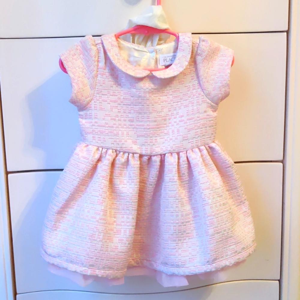 Light pink baby girl dress 9-12 months